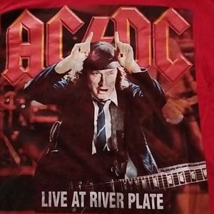 Acdc live at river plate tee shirt size large